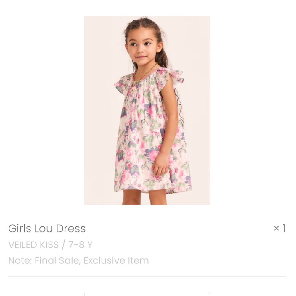 Girls LoveShackFancy Dress